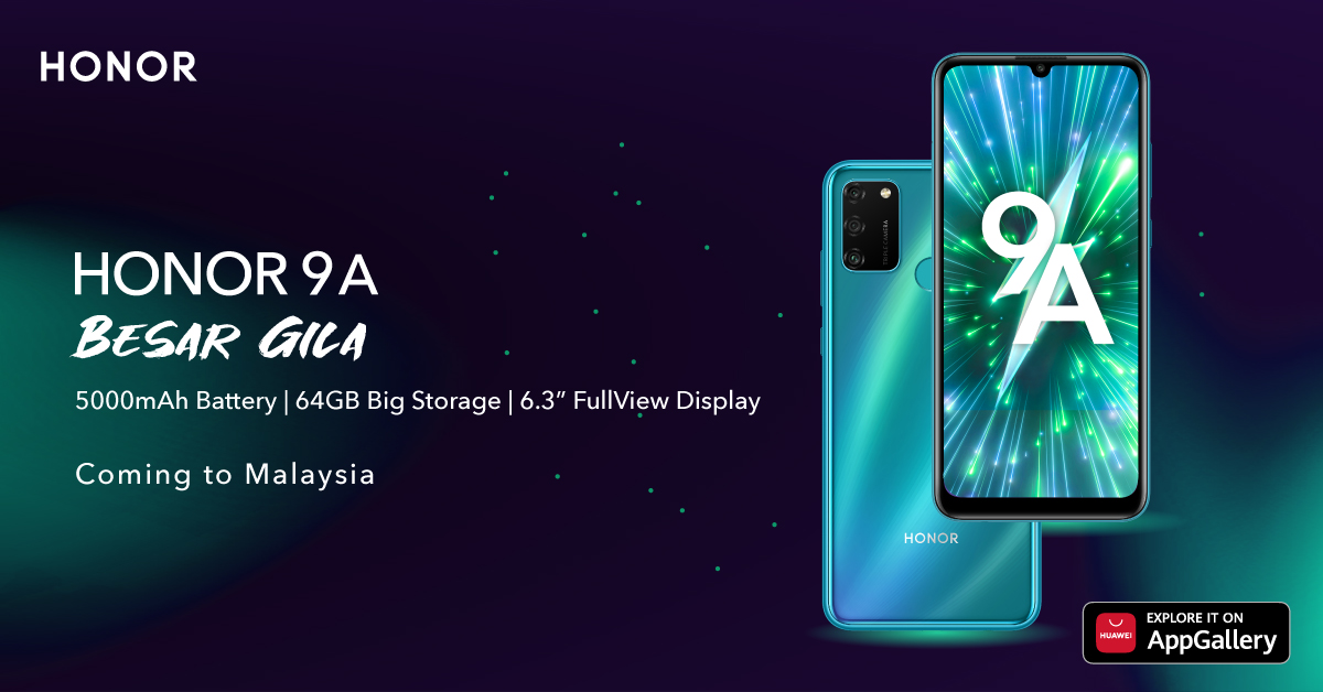 HONOR 9A Coming to Malaysia
