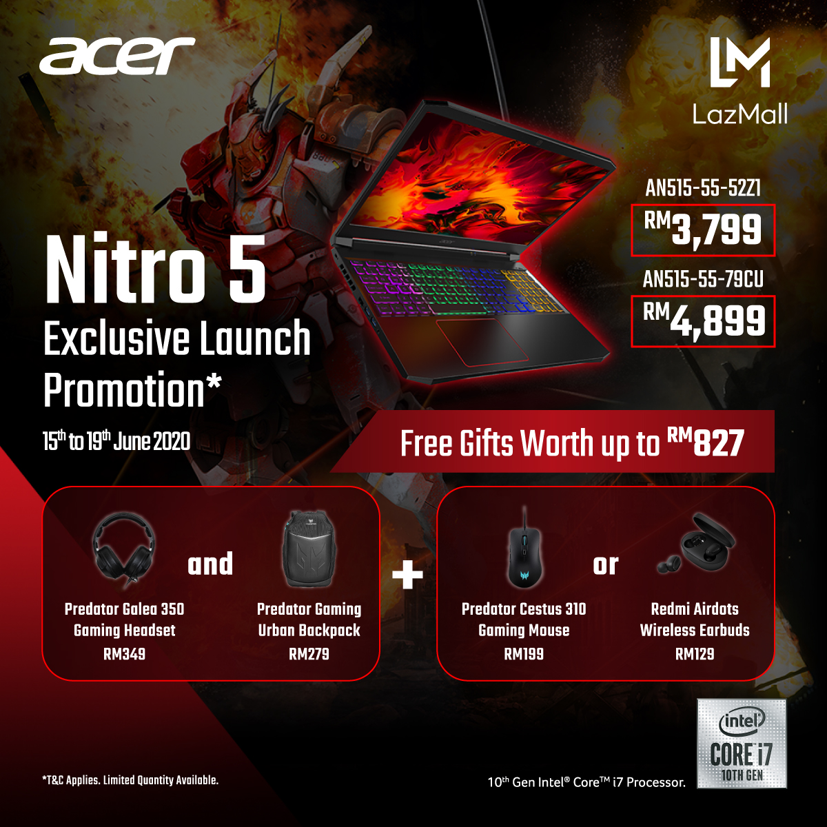 Nitro 5 Launch Promo Banner 1200px x