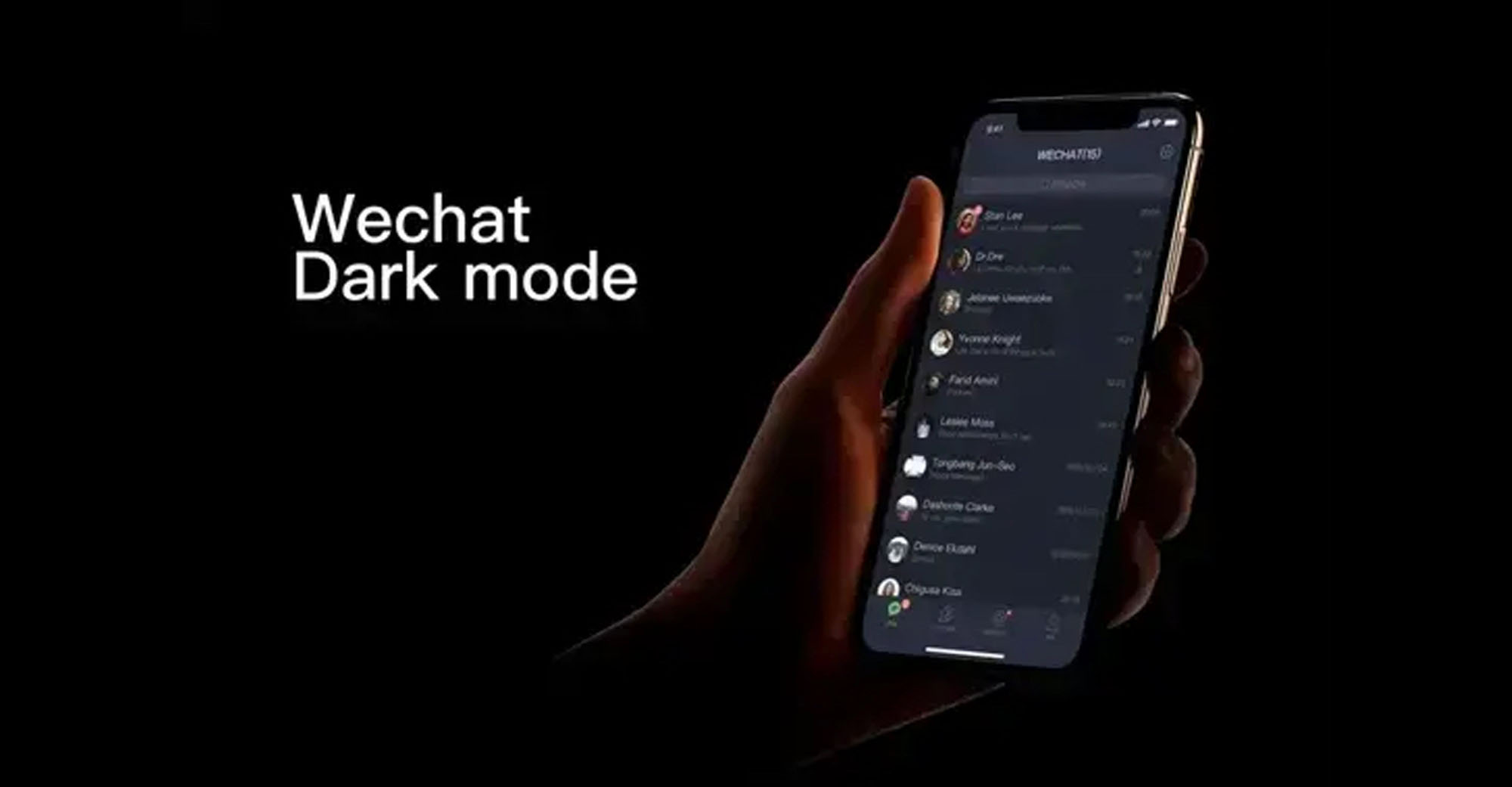 WeChat Dark mod