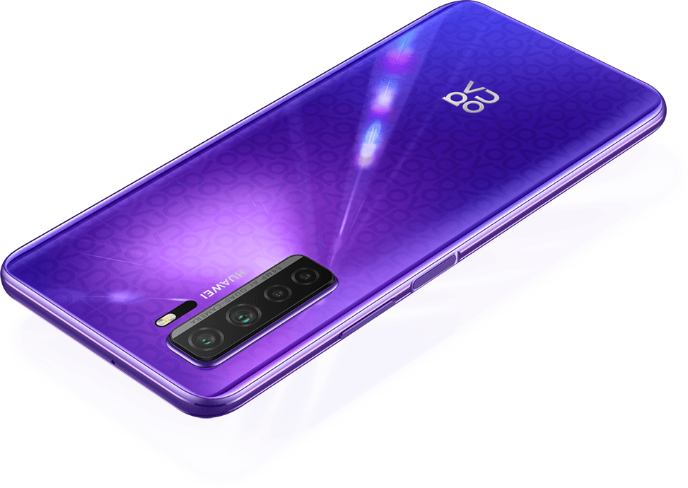 huawei nova7 se side mounted fingerprint unlock midsummer purple