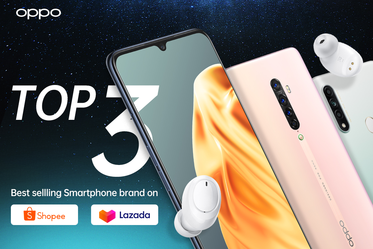 OPPO top3 best selling smartphone brand