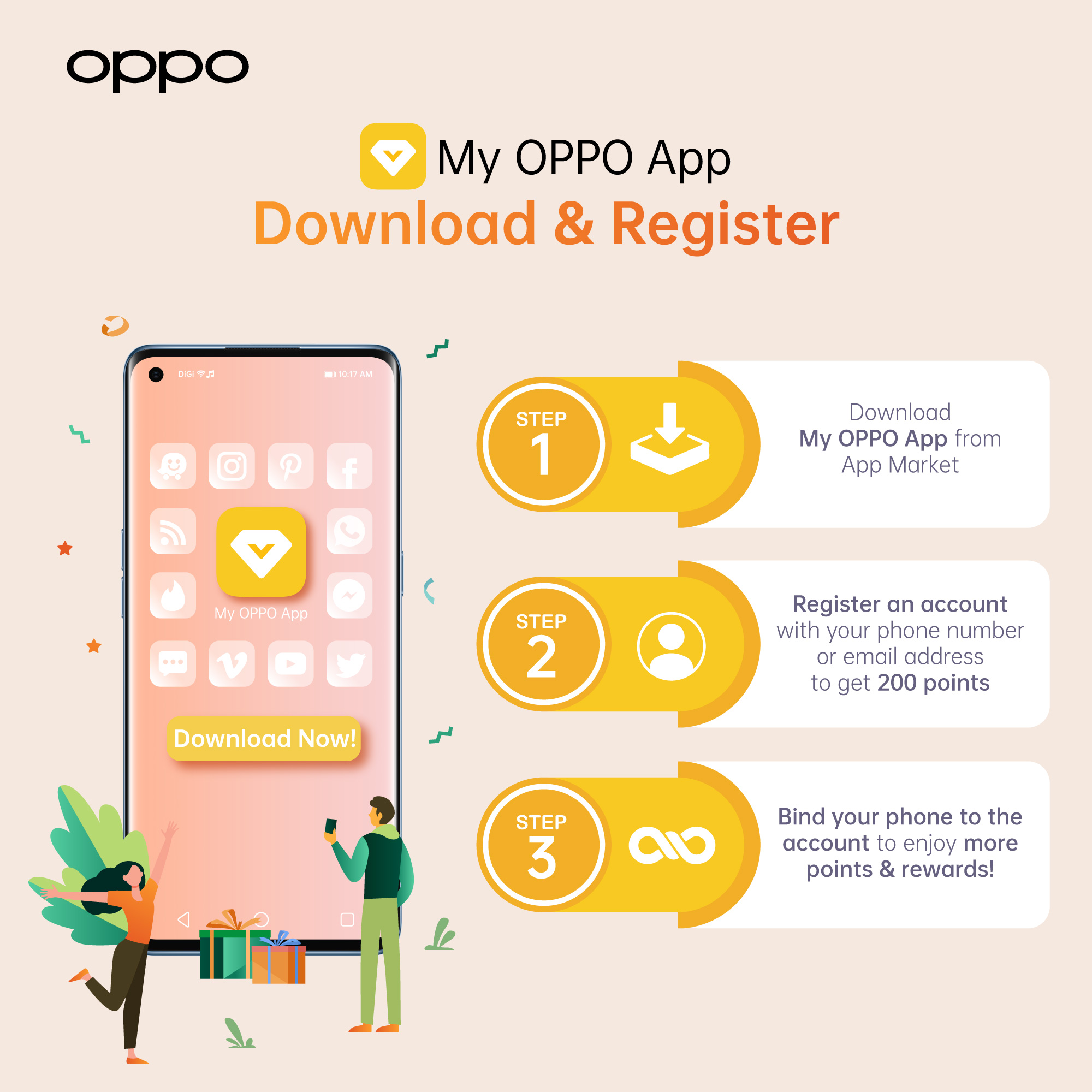 My OPPO App registration