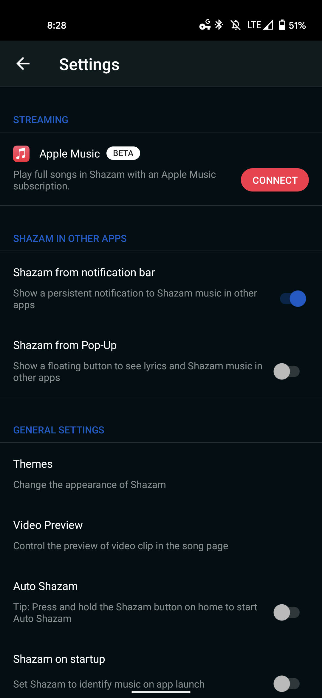 Shazam Android notification 5