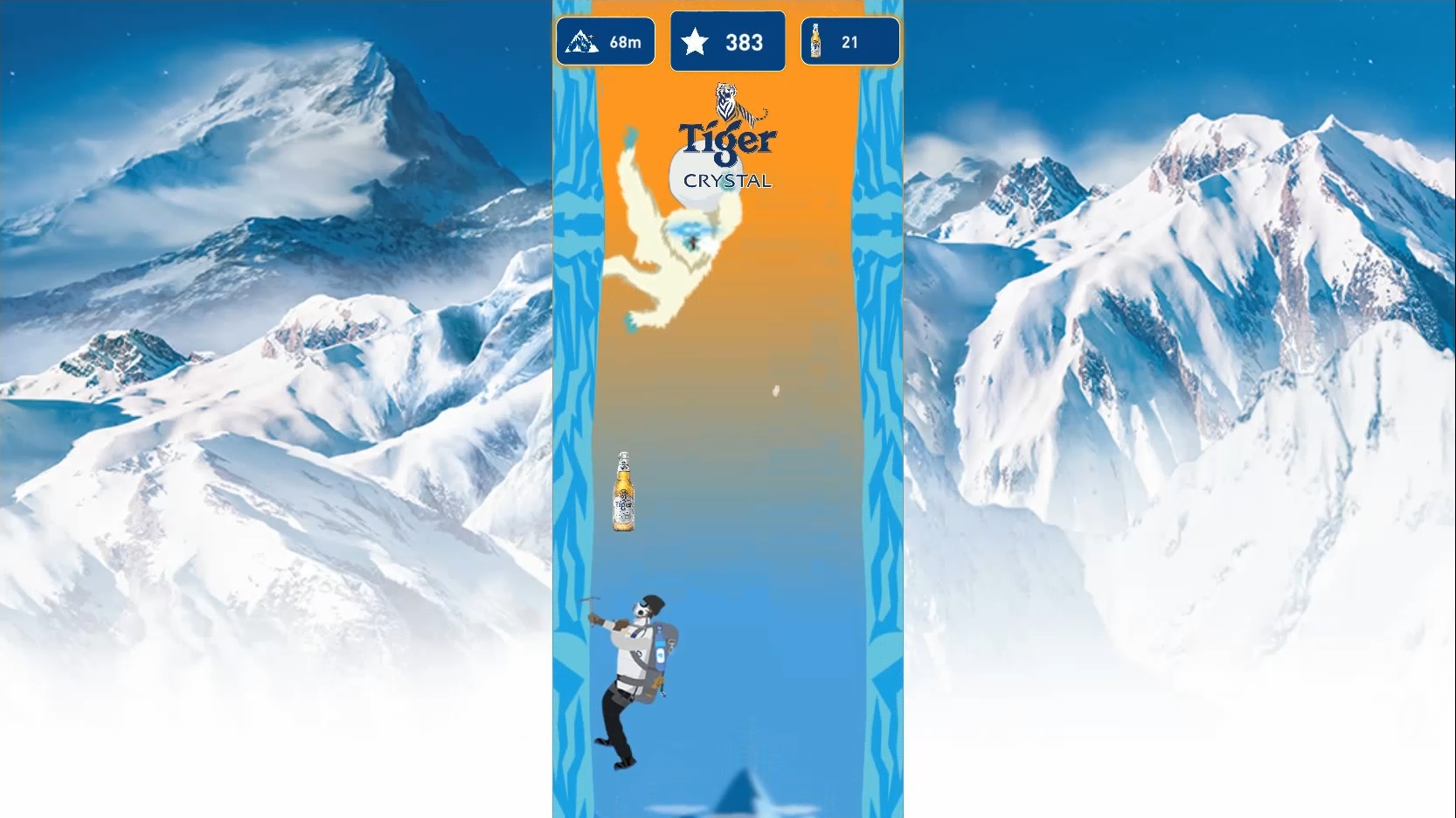 Tiger Crystal Mountain Climber Gameplay
