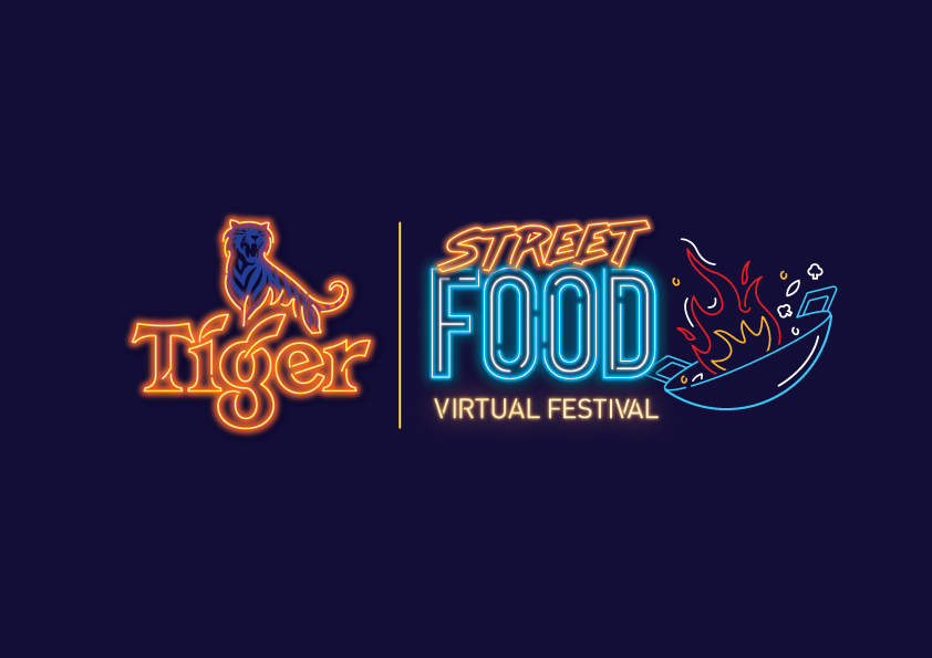 Tiger Street Food Virtual Festival Logo Horizontal Masthead