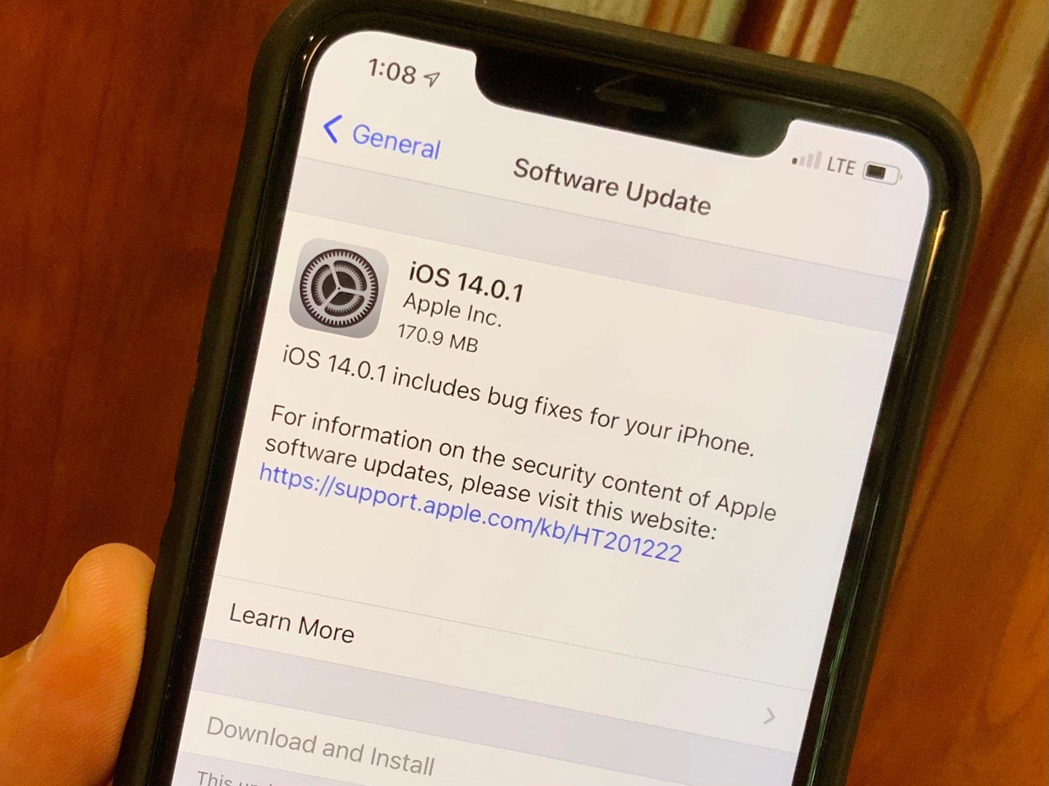 iOS 14.0.1 Update 3