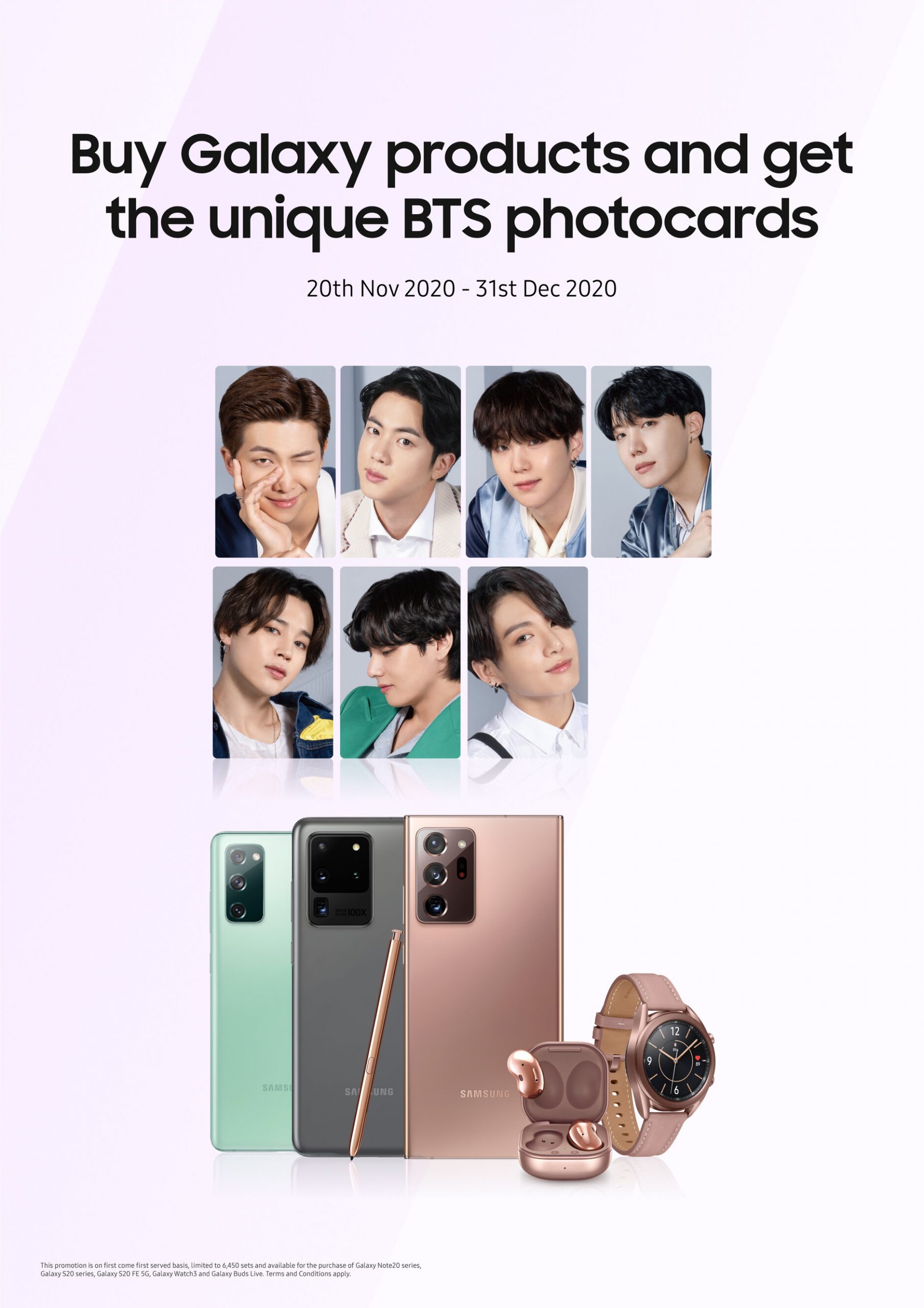 BTS Photocards Samsung Malaysia scaled