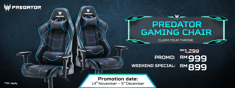 Predator Gaming Chair Promotion
