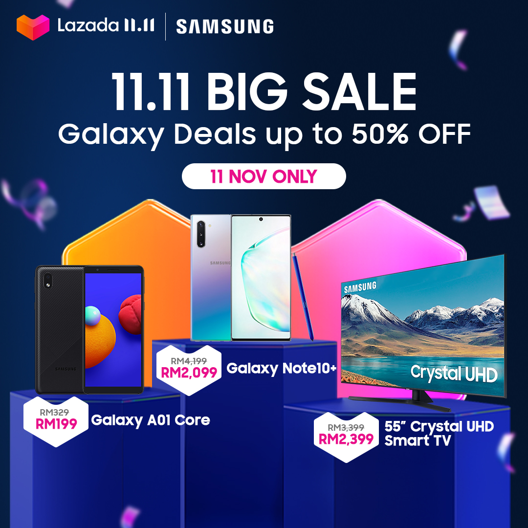 Samsung x Lazada 11.11 Sale
