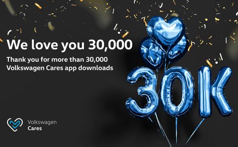 Volkswagen Cares App hit 30k
