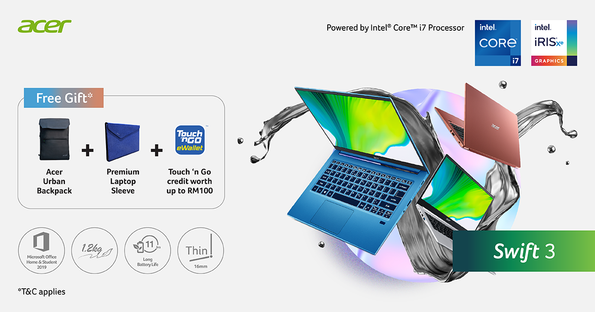 Acer Swift 3 promo