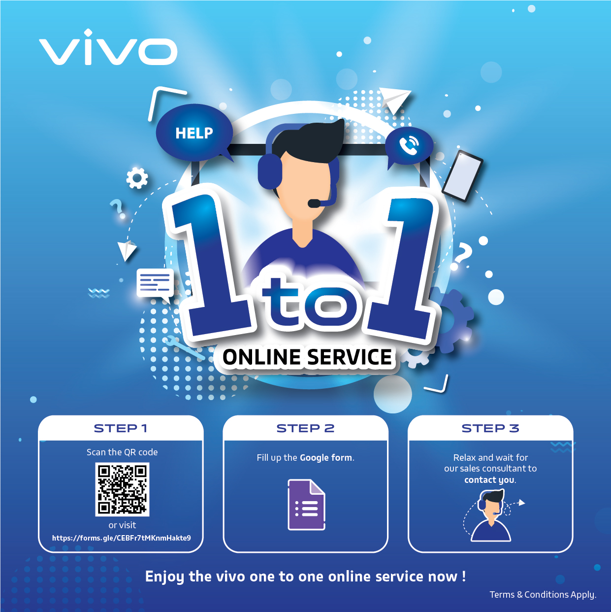 vivo One to One Online Service