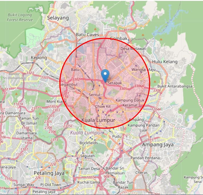 【新冠疫情】MCO不可外出超过10km范围?教你4招查看住家10km范围距离,以免违反SOP! 3 1 57