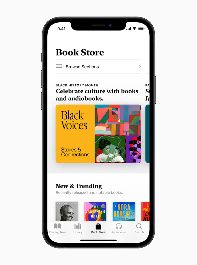 Apple celebrates BlackHistoryMonth iphone12 books 012621 inline.jpg.large