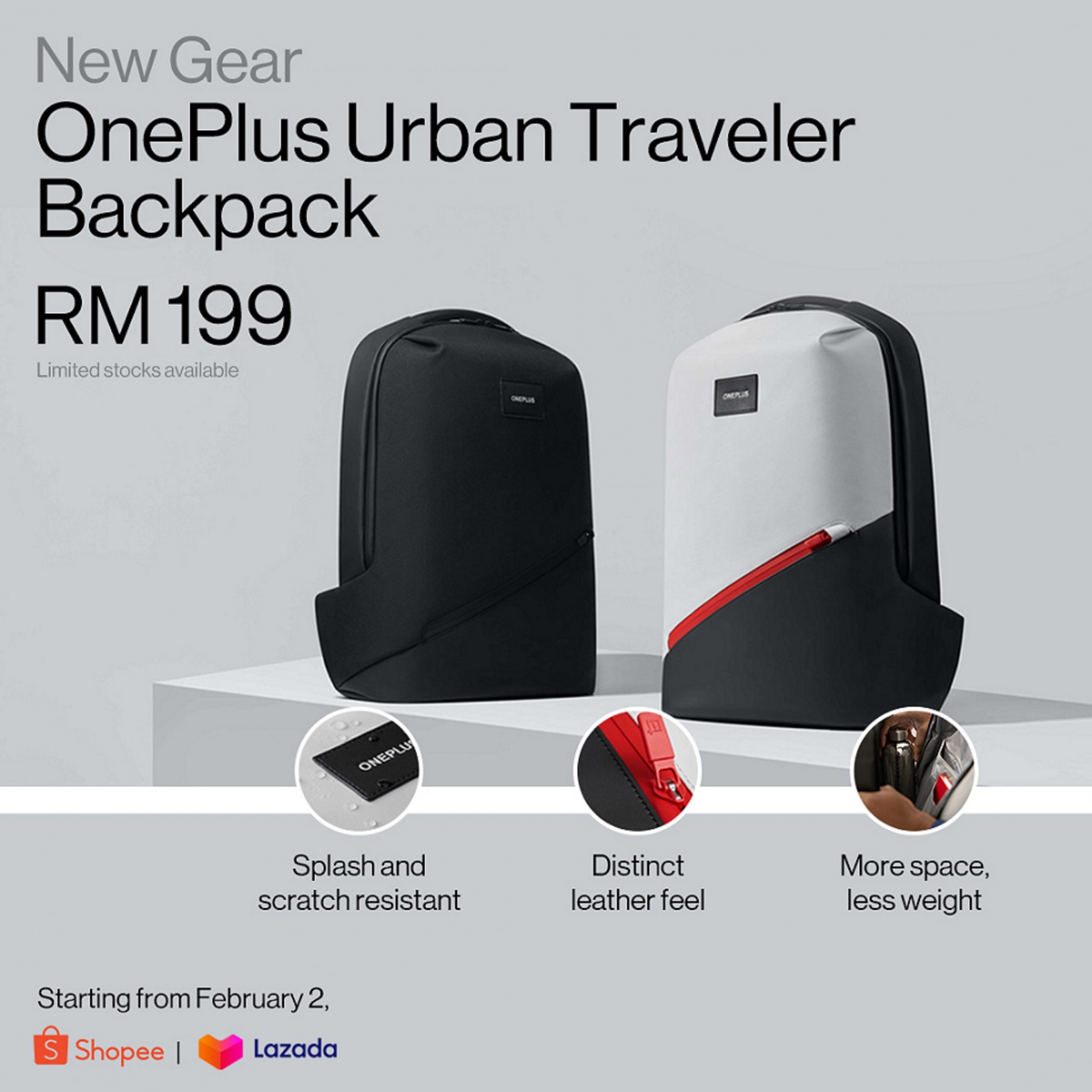 OnePlus Urban Traveler Backpack Visual 1 scaled