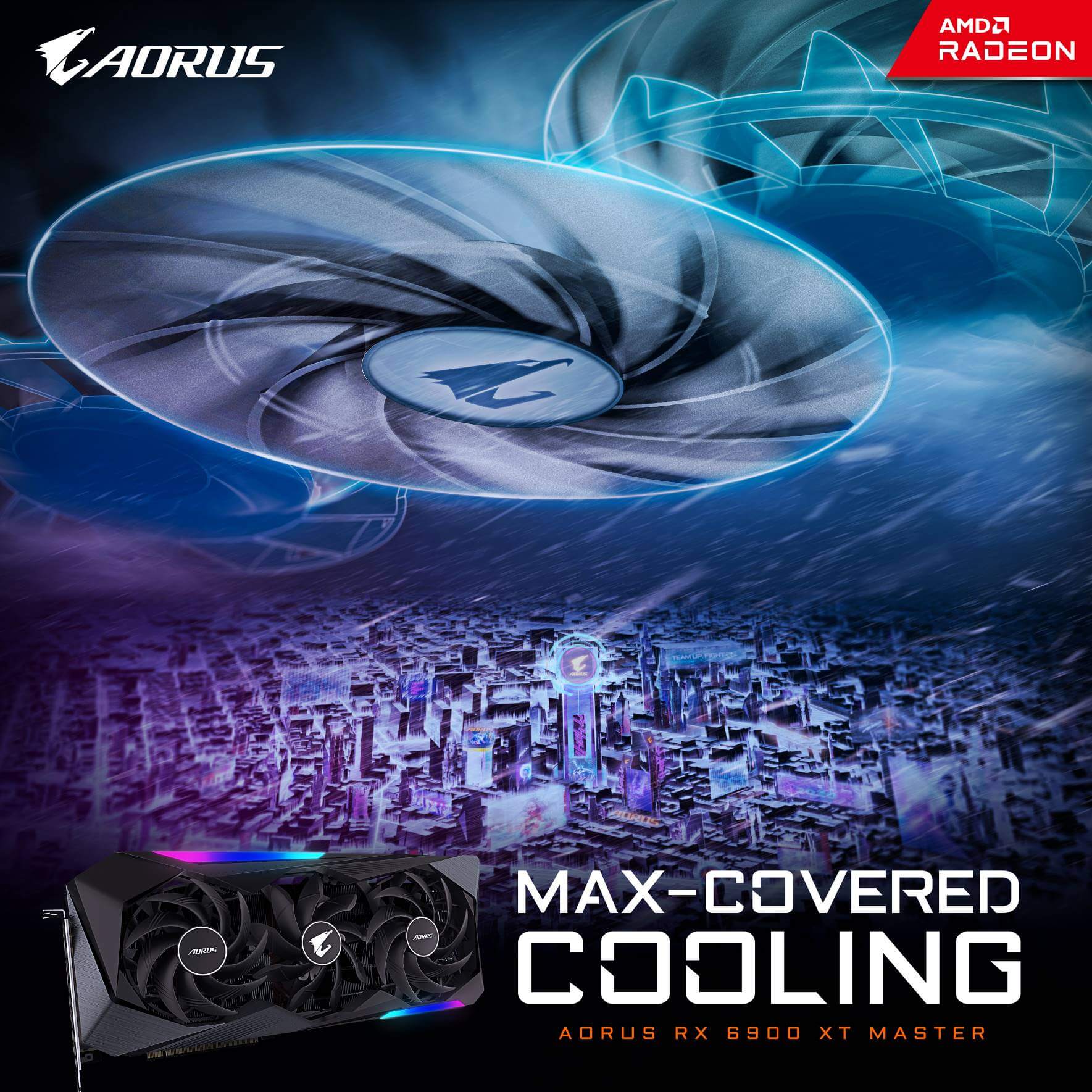 GIGABYTE 推出 Radeon RX 6900 XT 系列显卡:MAX-Covered超饱和散热技术,Gaming OC版售RM5699! 2 aorus rx 6900 xt series