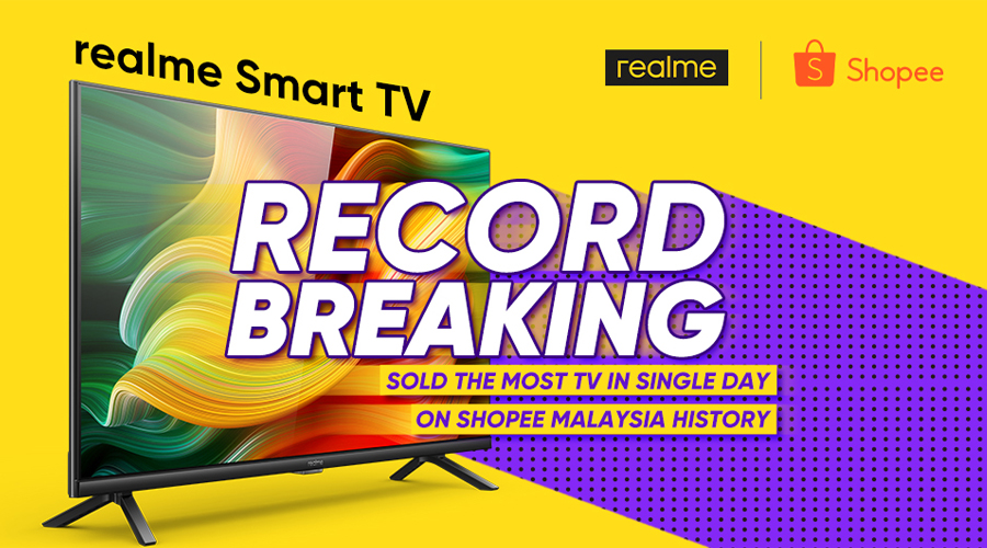 realme smart tv break record