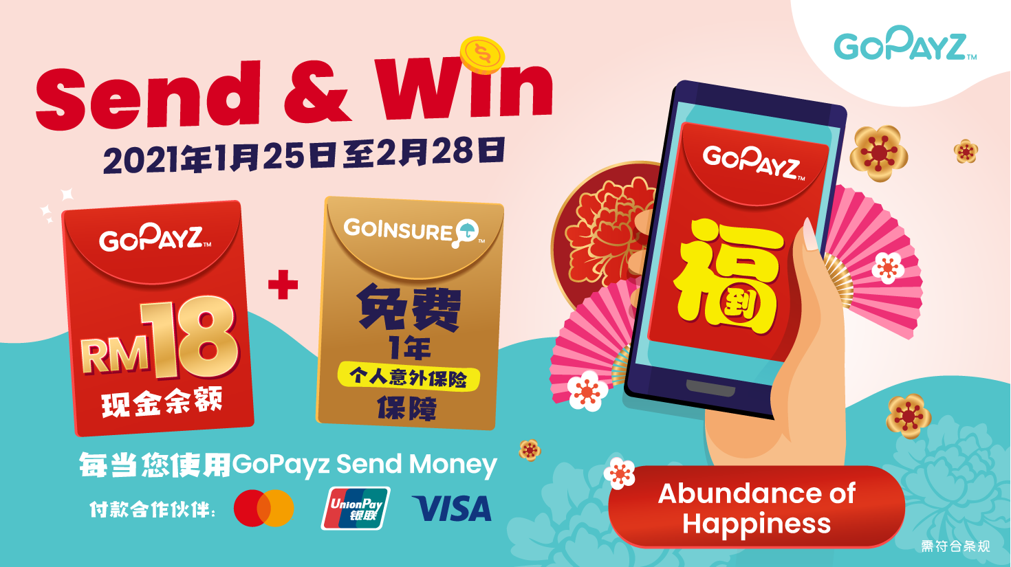 Key Visual GoPayz CNY Campaign Banner CHI 1