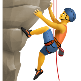 Man climbing