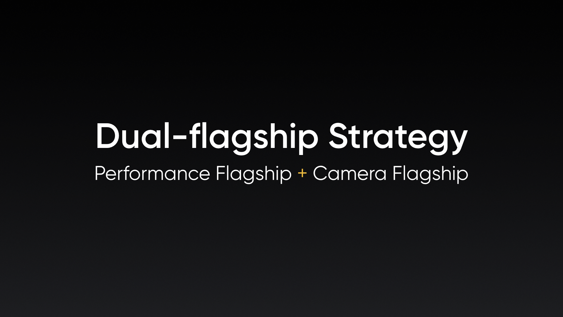 Visual Dual flagship Strategy