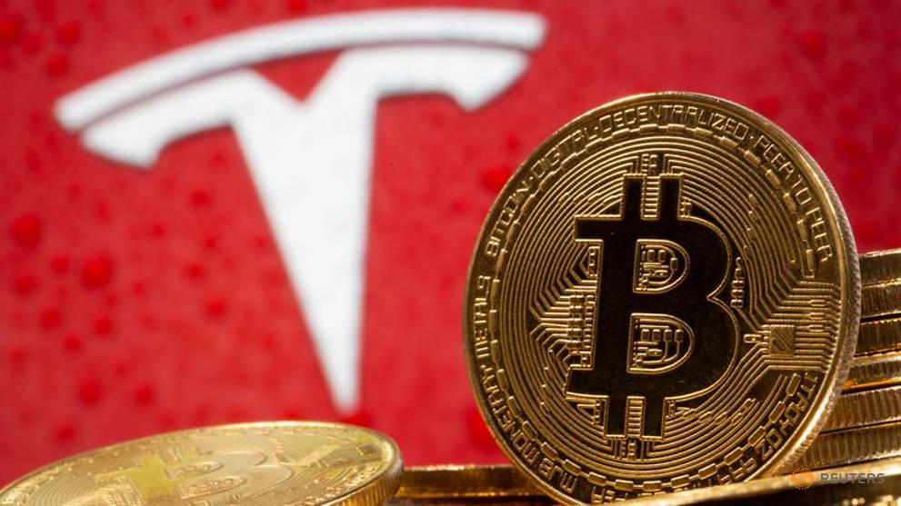 Commentary Amid record high value Teslas bitcoin bet raises uncomfortable