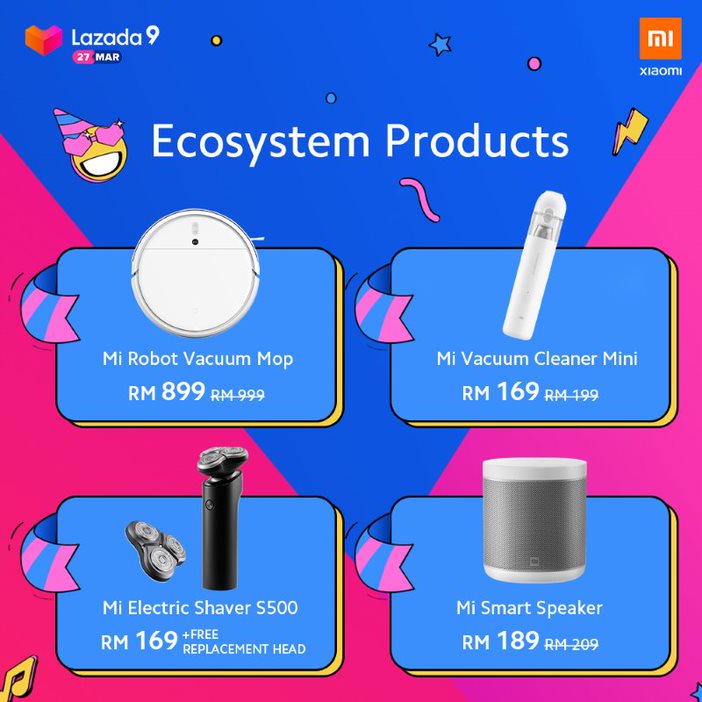 Xiaomi Lazada Birthday Deal eco system