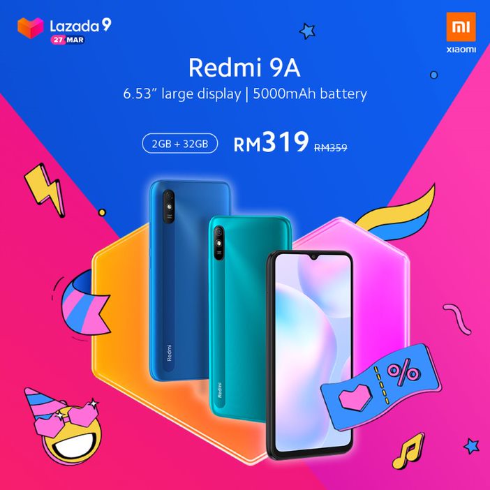 Xiaomi Lazada Birthday Deal redmi 9a