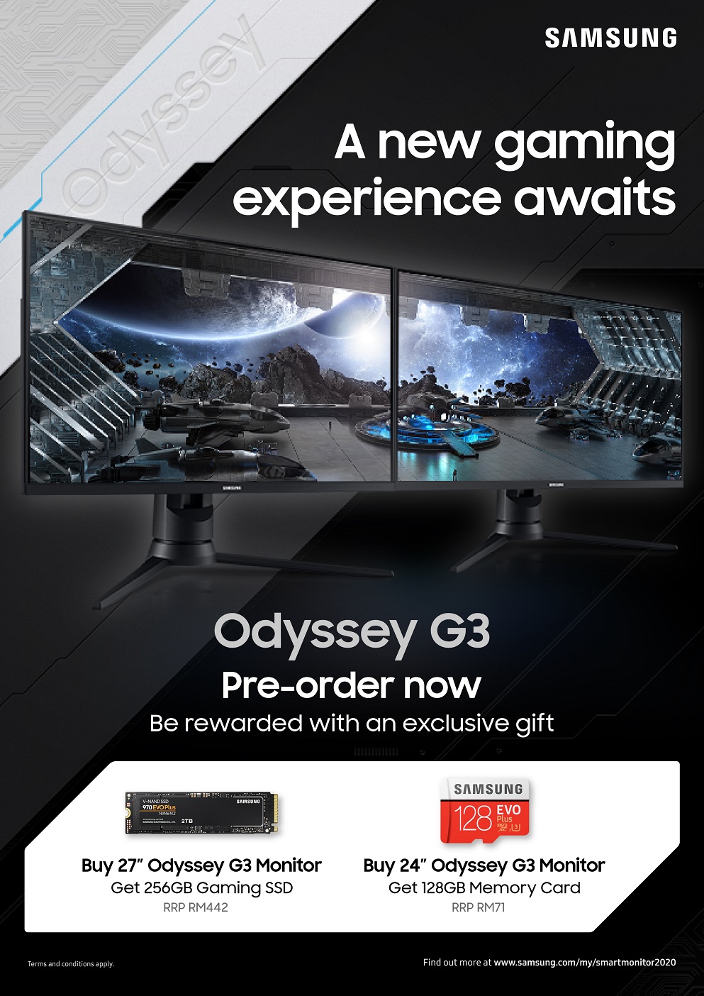 Samsung Odyssey G3 Monitor Is Now Available for Online Pre Order
