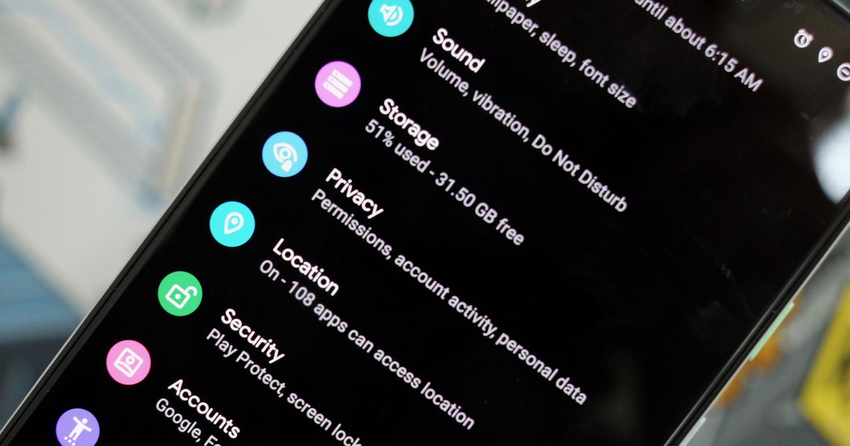 android q privacy and location settings
