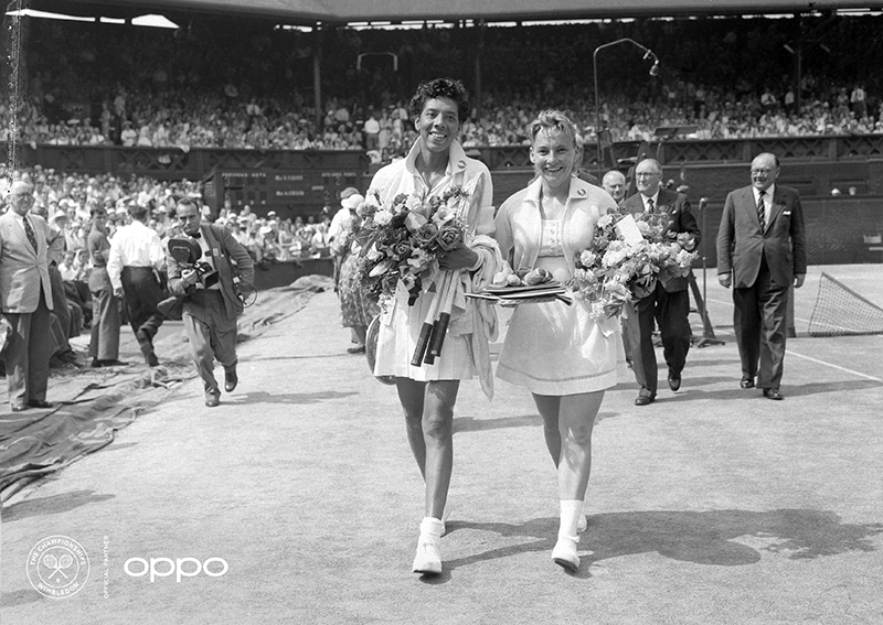 Althea Gibson Darlene Hard Black and White OPPO Courting the Colour