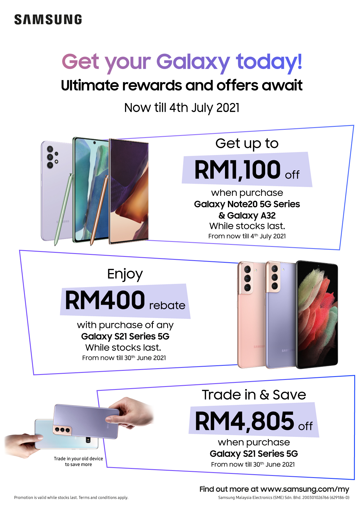 Samsung Galaxy S21 Series 5G Ultimate Rewards KV