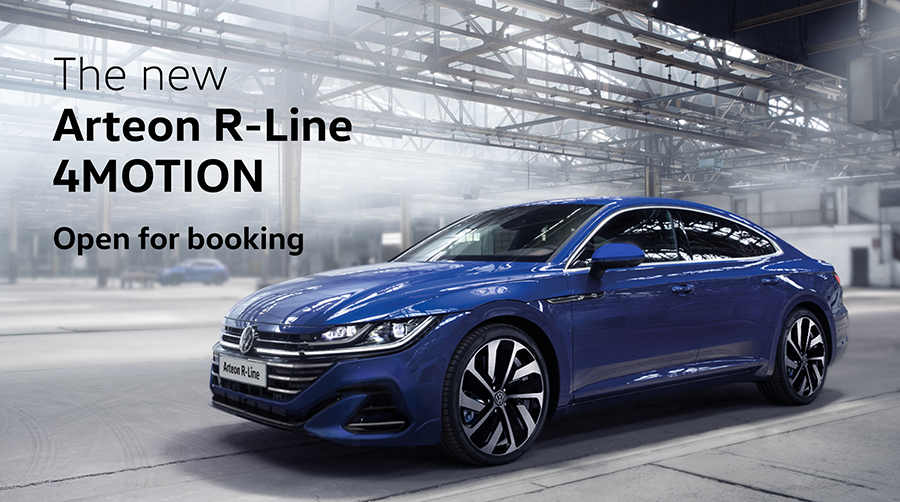 The new Arteon R Line 4MOTION open booking