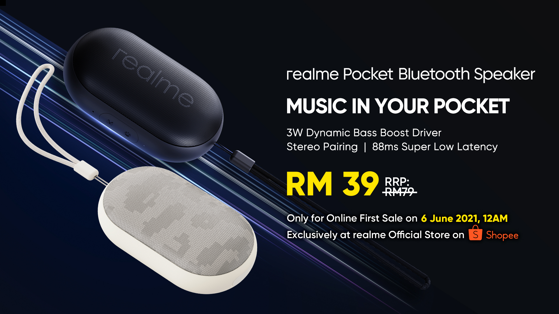 Visual realme Pocket Bluetooth Speaker First Online Sale 1