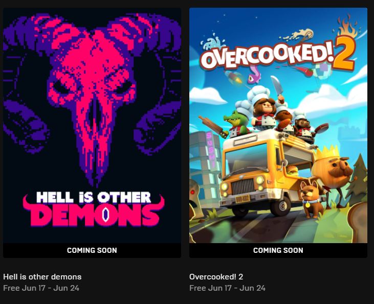 考验友情!Epic Games Store 免费送出《Overcooked! 2》,领取后可永久保存,6月24日截止! 4 egs hellisotherdemons overcooked2