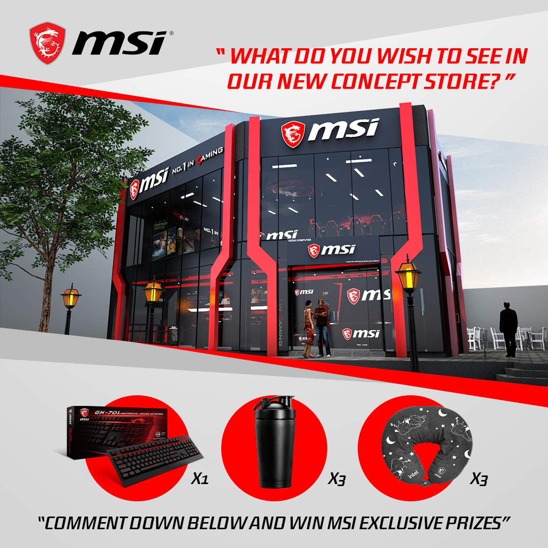 msi concept store facebook giveaway campaign