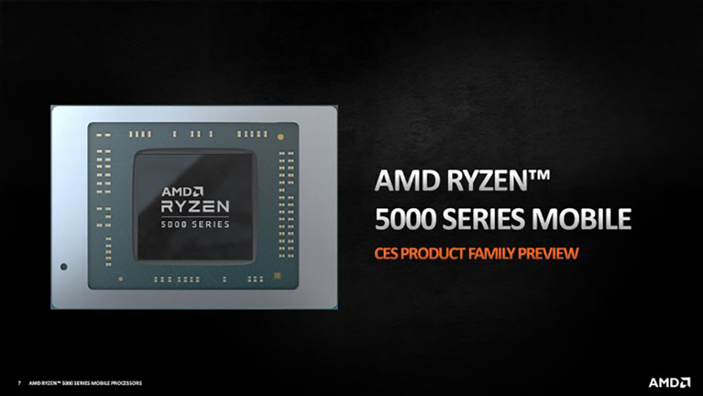 small amd ryzen 5000 mobile chip