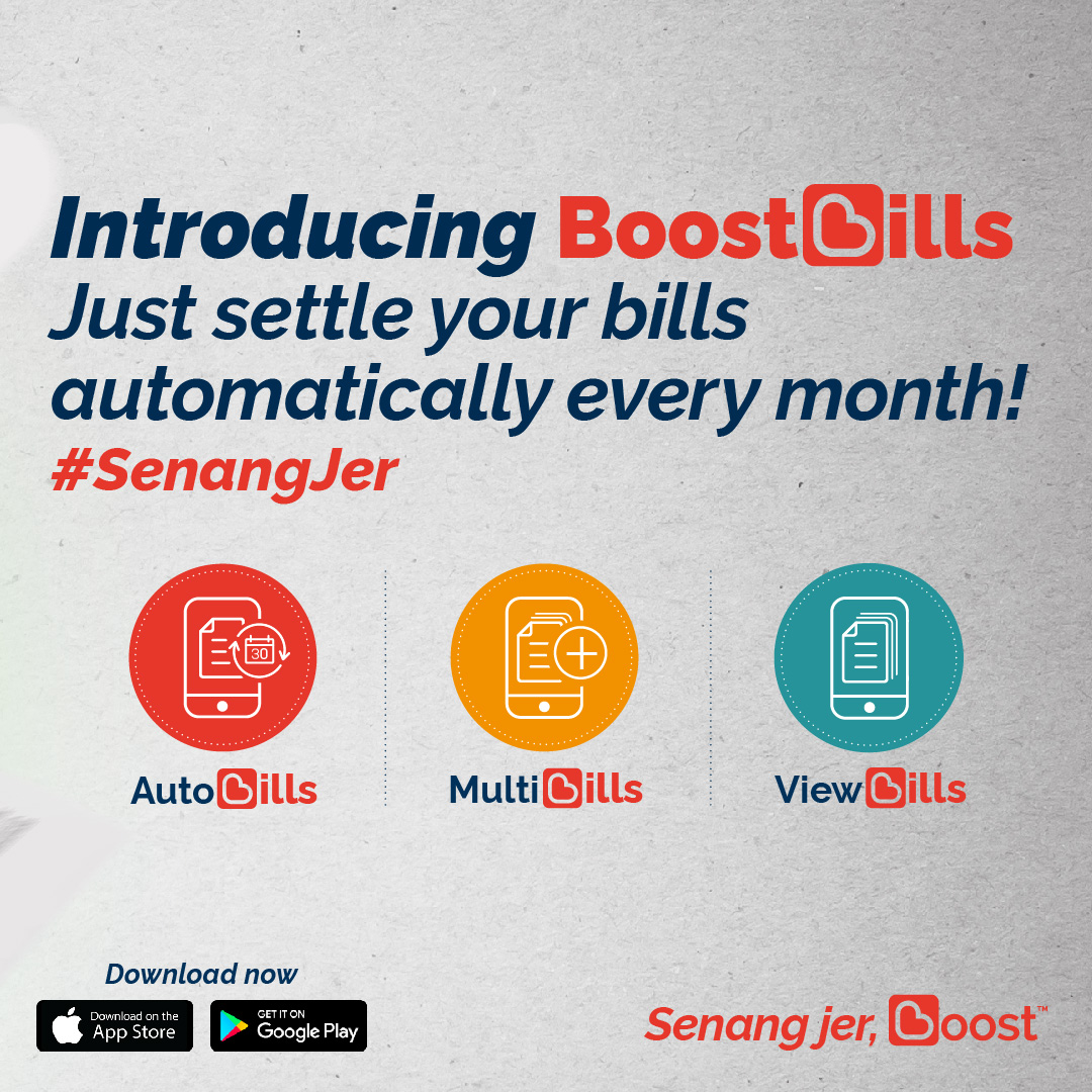 Boost introduces three new bill payment features to provide busy Malaysians with a one stop centralised bill payments solutions