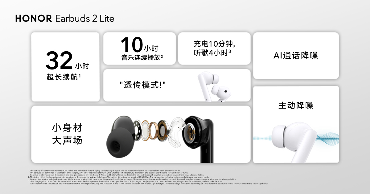 Chinese KV 2 HONOR Earbuds 2 Lite Official Sale 3