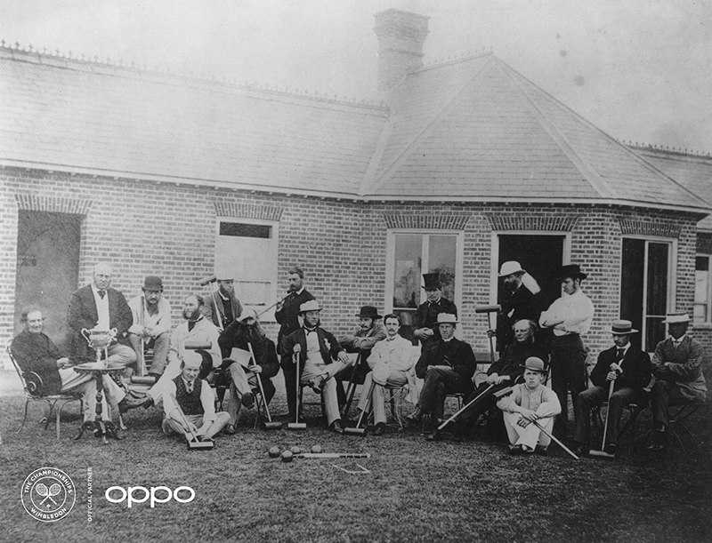 The All England Croquet and Lawn Tennis Club Black and White OPPO Courting the Colour