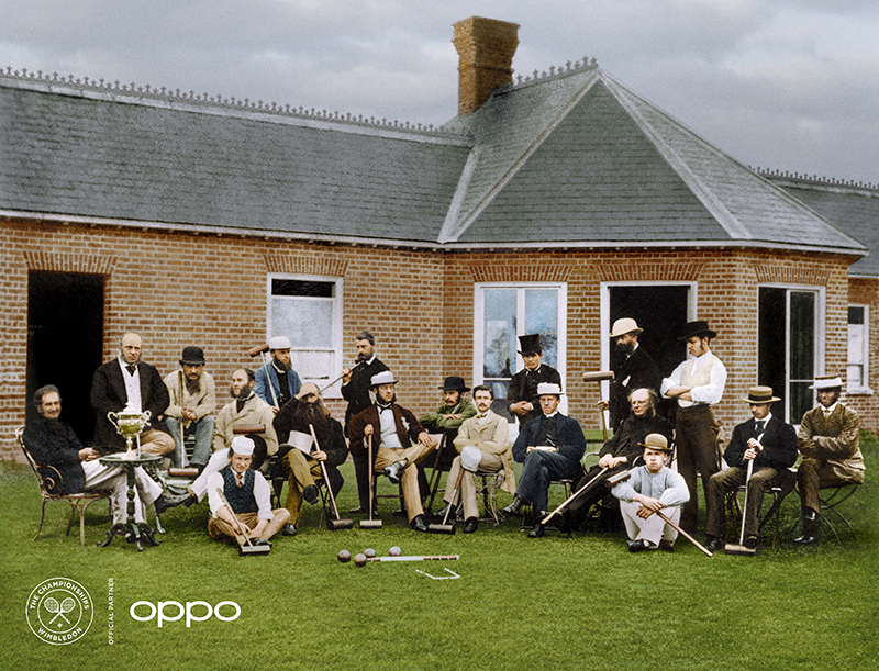 The All England Croquet and Lawn Tennis Club OPPO Courting the Colour