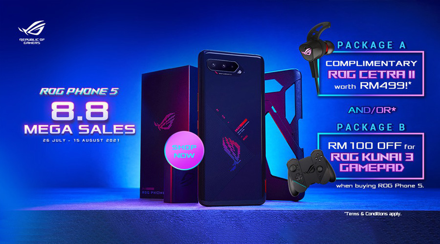 rog phone 5 august promotion
