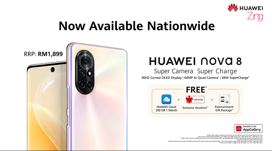 HUAWEI nova 8 Available Now CP