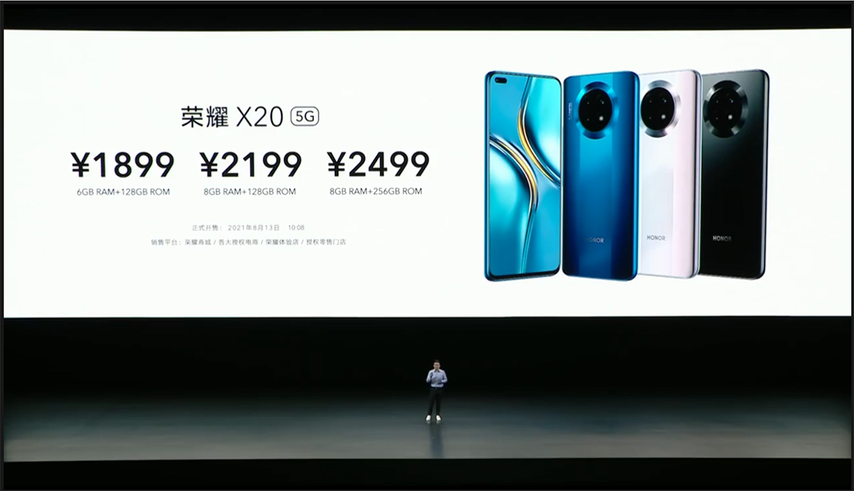 honor x20 5g china price