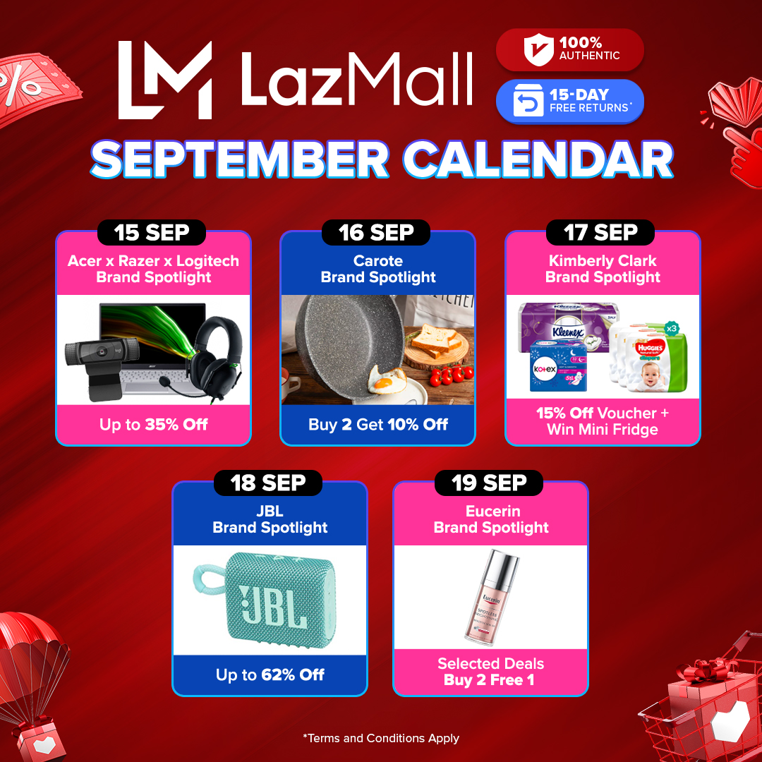 Photo 2 LazMall September Calendar 1