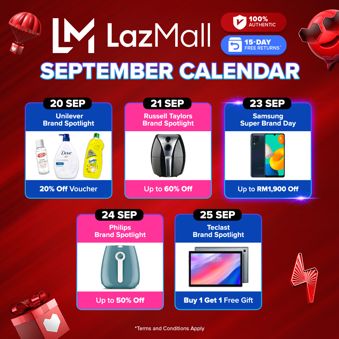 Photo 3 LazMall September Calendar