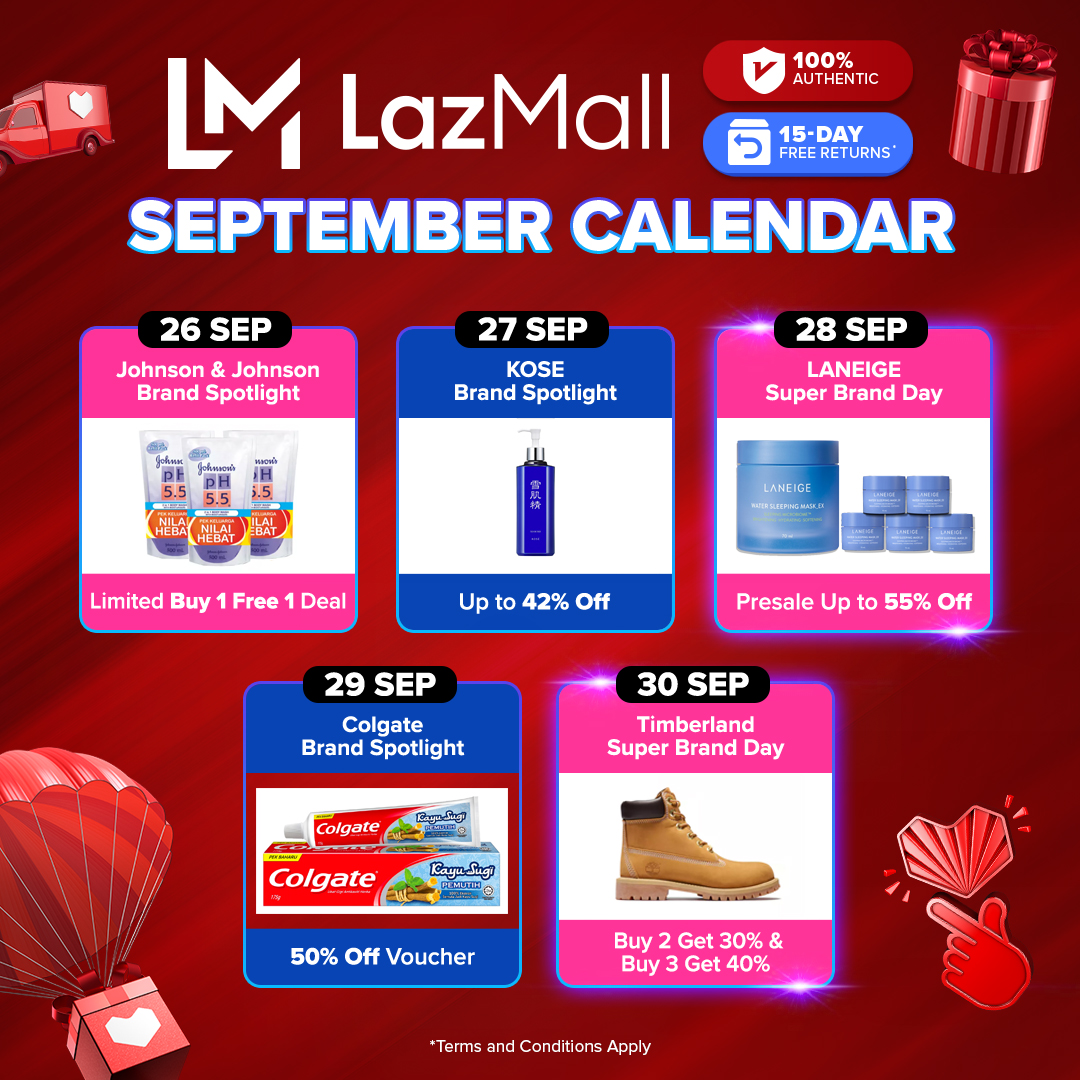 Photo 4 LazMall September Calendar