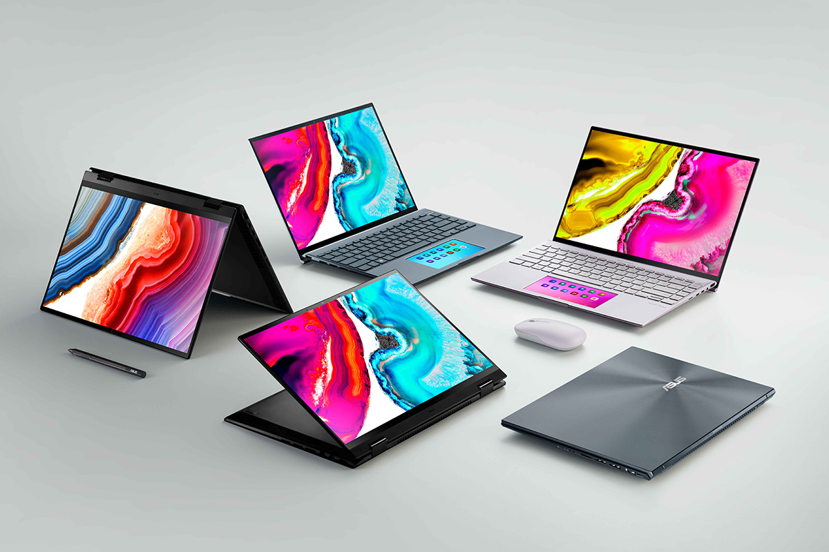 Zenbook 14X OLED Zenbook 14 Flip OLED lineup photo