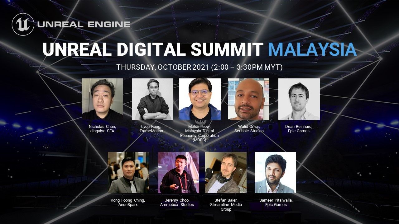 Speakers at the Unreal Digital Summit