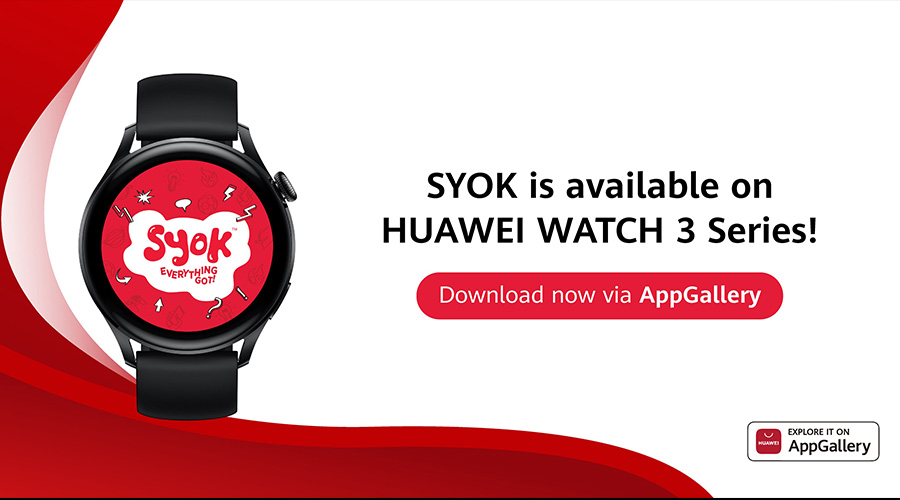 Syok huawei watch 3 series