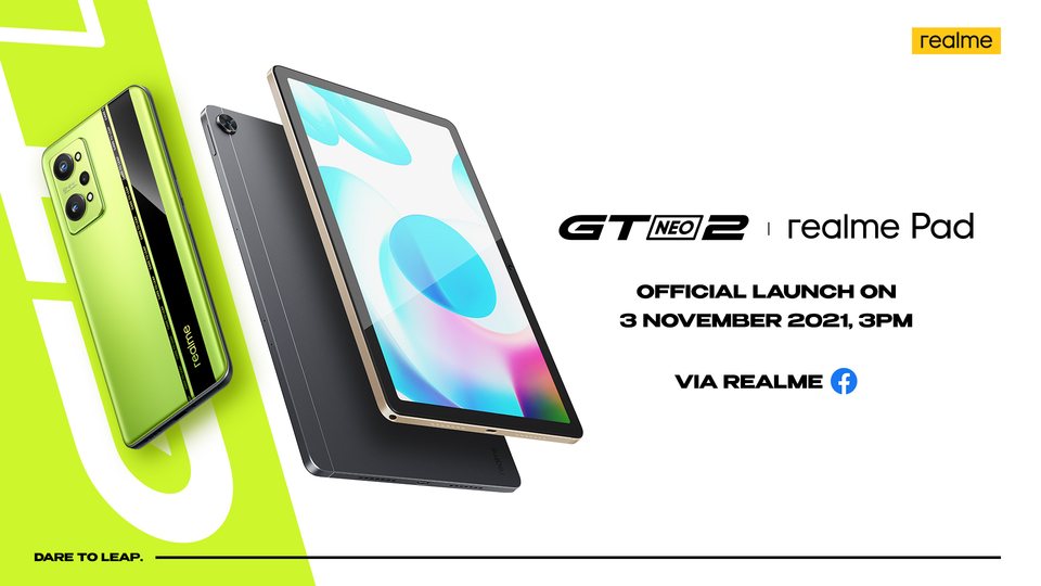 Visual 2 realme GTNeo2 realme Pad Launch Announcement